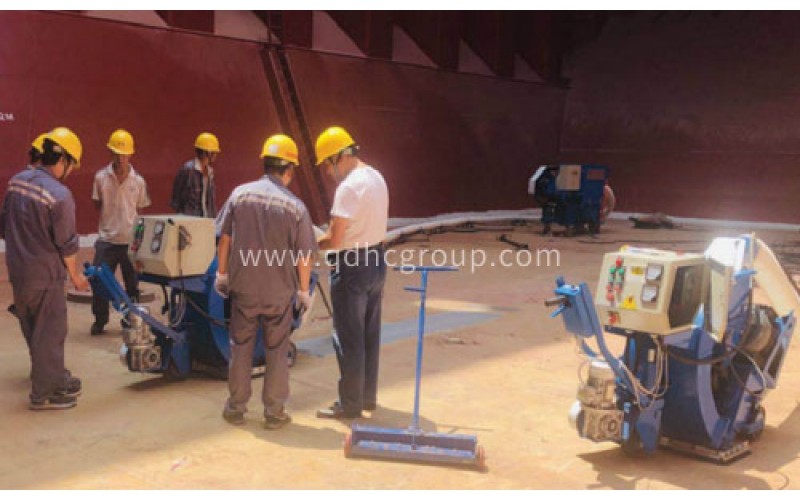 亚美AM8移动抛丸机的主要功效